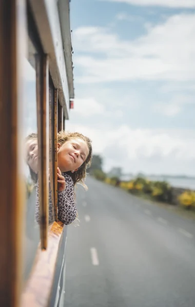 A ride in a traditional Tahitian truck ©Overpeek Studio