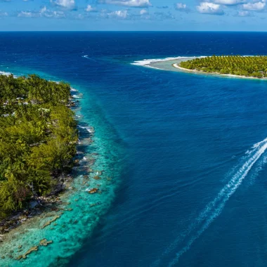 Aerial view of Rangiroa©_Michael Runkel