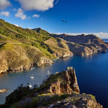 View of Ua Pou, Vaiehu_© Bertrand Duquenne