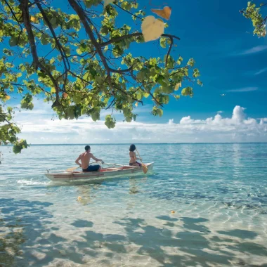 Try out a va’a, the Polynesian canoe