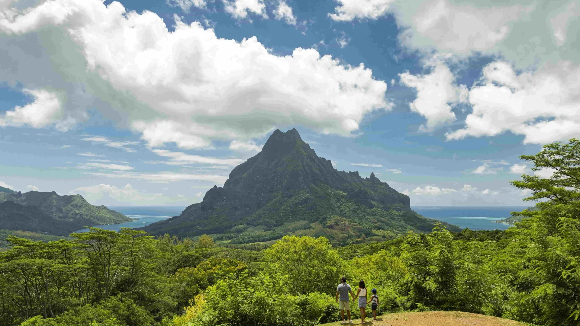 View from Belvédère Opunohu © Grégoire Le Bacon
