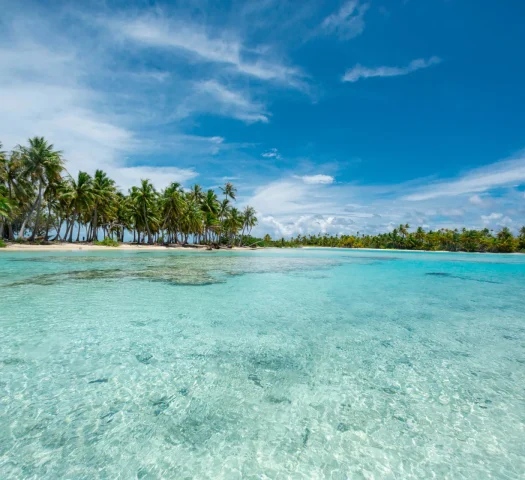 View of Fakarava lagoon ©_Grégoire Le Bacon